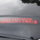 Illustration for article titled Ani-TAY Blimp: This Car’s Decals are Evangelical